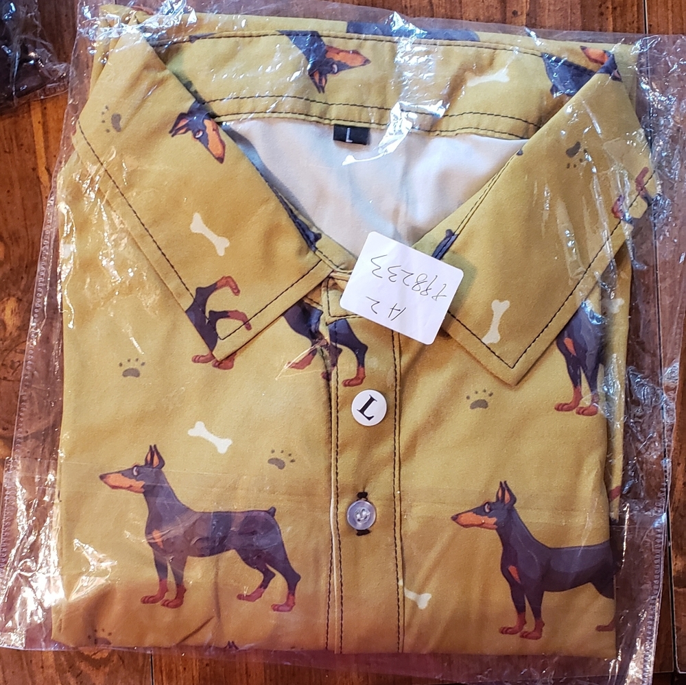 dog blouse ladies